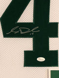 FRAMED NEW YORK JETS SAM DARNOLD AUTOGRAPHED SIGNED JERSEY JSA COA