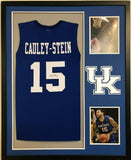 FRAMED KENTUCKY WILDCATS WILLIE CAULEY-STEIN AUTOGRAPHED SIGNED JERSEY JSA COA