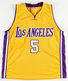 Robert Horry Signed Los Angeles Lakers Jersey Inscribed "7xChamp!" (Beckett)