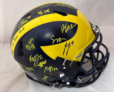 MICHIGAN SIGNED SPEED AUTHENTIC HELMET - JJ McCARTHY BLAKE CORUM & MORE W/ INS.