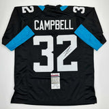 Autographed/Signed Tyson Campbell Jacksonville Black Football Jersey JSA COA