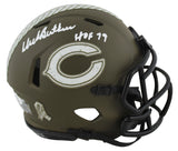 Bears Dick Butkus "HOF 79" Signed STS Speed Mini Helmet w/ Case JSA Witness