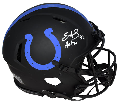 EDGERRIN JAMES SIGNED INDIANAPOLIS COLTS ECLIPSE AUTHENTIC HELMET W/ HOF 20