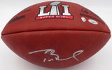 Tom Brady Autographed SB LI NFL Leather Football Patriots TriStar Holo #7778621