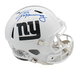 Eli Manning Signed New York Giants Speed Full Size Salute to Service 3 Helmet