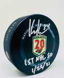 KAAPO KAHKONEN Autographed Wild "1st NHL SO 1/22/21" Official Puck FANATICS