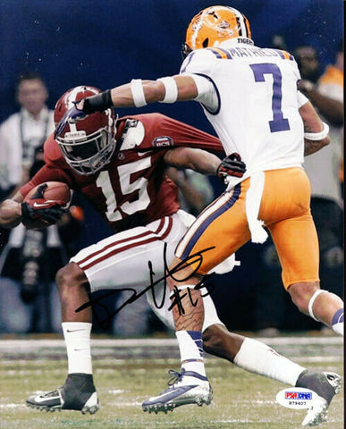 DARIUS HANKS AUTOGRAPHED 8X10 PHOTO ALABAMA CRIMSON TIDE PSA/DNA STOCK #27751