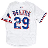 Adrian Beltre Texas Rangers Signed Authentic White Nike Jersey JSA