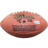 Simon Fletcher Autographed/Signed Wilson Leather Mini Football BAS 44309