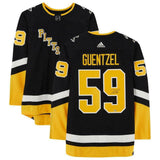 JAKE GUENTZEL Autographed Pittsburgh Penguins Authentic Alt. Jersey FANATICS