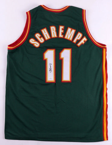 Detlef Schrempf Signed Seattle Supersonics Jersey (JSA COA) 3xAll Star Forward