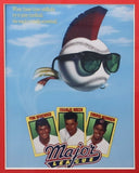 Charlie Sheen Signed Major League 35x43 Framed Indian Jersey (Beckett)Wild Thing