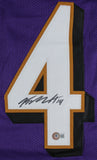 Kyle Hamilton Authentic Signed Purple Pro Style Jersey Autographed BAS Witnessed