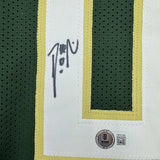 Autographed/Signed Damian Lillard Milwaukee Green Basketball Jersey BAS COA #2