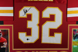 MARCUS ALLEN (Chiefs red SKYLINE) Signed Autographed Framed Jersey Beckett