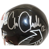 Chris Chandler Signed Atlanta Falcons VSR4 TB Authentic Mini Helmet BAS 44168