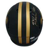 Rashid Shaheed Autographed "Who Dat" Saints Eclipse Authentic Helmet Beckett