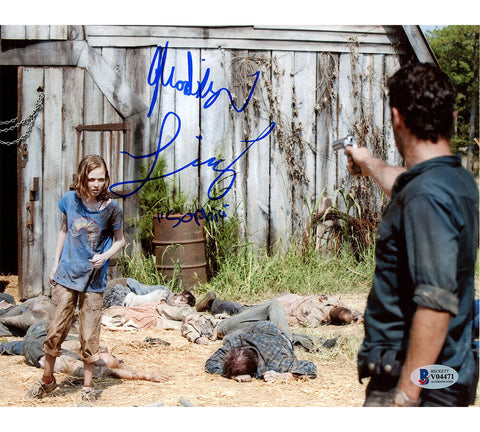 Madison Lintz Signed The Walking Dead Unframed 8x10 Photo - By Barn