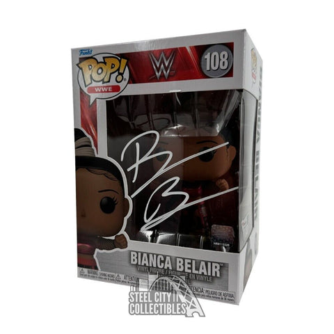 Bianca Belair Autographed WWE Funko Pop #108 - Fanatics