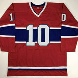 Autographed/Signed Guy LaFleur Montreal Red Hockey Jersey JSA COA Auto