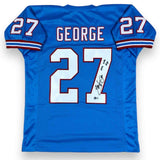 Eddie George Autographed Signed Jersey with 96 NFL ROY inscription - Beckett