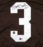 Mark Moseley Autographed Brown Pro Style Jersey - Beckett W Hologram *Black