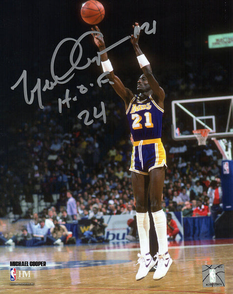 Michael Cooper Signed Lakers Shooting Action 8x10 Photo w/HOF'24 -(SCHWARTZ COA)