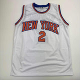 Autographed/Signed Duece Miles McBride New York White Basketball Jersey JSA COA