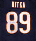 Chicago Bears Mike Ditka Autographed Blue Jersey (Mark) Beckett BAS QR #BK82174