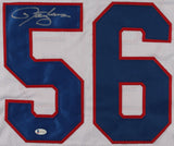 Lawrence Taylor Signed New York Giants Jersey (Beckett COA) 2xSuper Bowl Champ