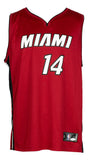 Tyler Herro Signed Red Maimi Heat Fanatics Basketball Jersey JSA