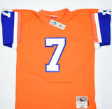 John Elway Signed Broncos Mitchell & Ness Orange 1994 Legacy Jersey- Beckett W