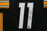 CHASE CLAYPOOL (Steelers black TOWER) Signed Autographed Framed Jersey Beckett