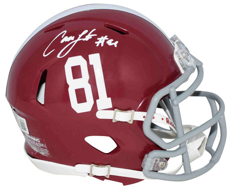 CAMERON LATU AUTOGRAPHED SIGNED ALABAMA CRIMSON TIDE SPEED MINI HELMET BECKETT