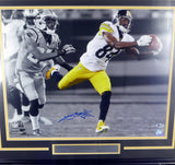 ANTONIO BROWN AUTOGRAPHED SIGNED FRAMED 16X20 PHOTO STEELERS BECKETT 130267