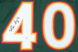 Shawn Kemp Signed Seattle Supersonic Jersey (JSA COA) Sonics 6xAll Star Forward