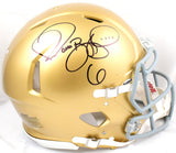 Jerome Bettis Autographed Notre Dame F/S Speed Authentic Helmet - Beckett W Holo