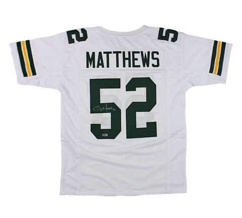 Clay Matthews Signed Green Bay Custom White Jersey