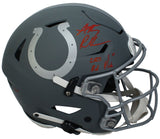 Anthony Richardson Autographed "1st Rd. Pick" Speed Flex Helmet Fanatics LE 1/25