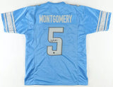 David Montgomery Signed Detroit Lions Jersey (Beckett) Former Iowa State R.B.