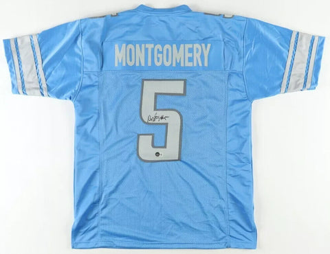 David Montgomery Signed Detroit Lions Jersey (Beckett) Former Iowa State R.B.