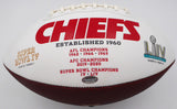 Will Shields Autographed White Logo Football Chiefs "HOF 15" SS Holo #A535830