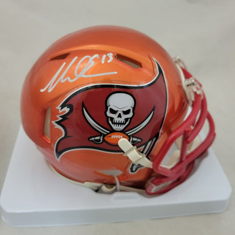 MIKE EVANS SIGNED TAMPA BAY BUCCANEERS FLASH SPEED MINI HELMET BECKETT