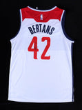 Davis Bertans Signed Washington Wizards Jersey (Beckett COA) AKA: Latvian Laser