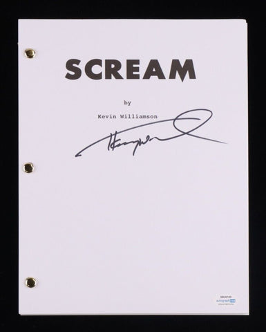 Henry Winkler (Principal Artur Himby) Signed "Scream" Movie Script AutographCOA