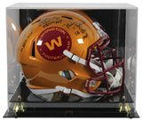 SB MVPs Williams, Rypien & Riggins Signed Flash F/S Speed Rep Helmet w/ Case BAS