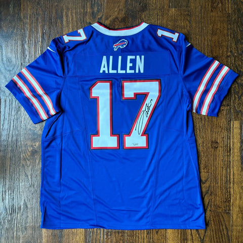 Josh Allen Signed Autographed Buffalo Bills Blue Limited Nike Jersey Fanatics