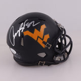 Anthony Becht Signed West VIrginia Mountaineers Speed Mini Helmet (JSA COA)