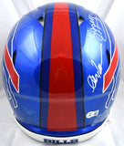 A. Reed J. Kelly T. Thomas Signed Bills F/S Flash Speed Auth Helmet- Beckett W