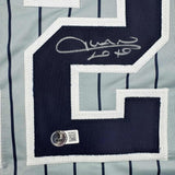 Framed Autographed/Signed Juan Soto 35x39 New York City Connect Jersey BAS COA